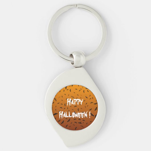 Porte-clés Bats d'Halloween (Devant)