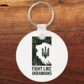 Porte-clés Bats-toi comme un Ukrainien (Recto)