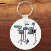 Porte-clés batterie électronique (Recto)