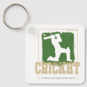 Porte-clés Batteur de cricket Joueur Vintage (Recto)