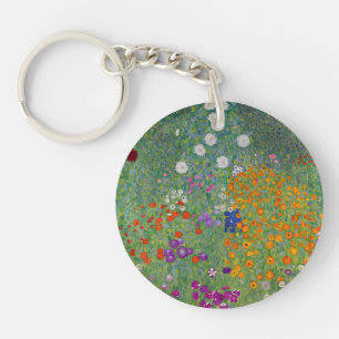 Porte-clés Bauerngarten, Peinture à l'huile, Gustav Klimt