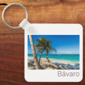 Porte-clés Bavaro Beach Caraïbes République Dominicaine Souve (Recto)