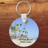 Porte-clés Bavaro Beach sur l'île de Punta Cana (Recto)