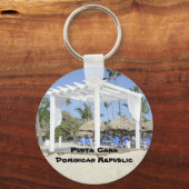 Porte-clés Bavaro Beach sur l'île de Punta Cana (Recto)