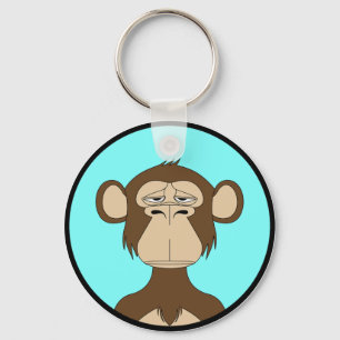Porte-clés BAYC Art Crypto-Singe