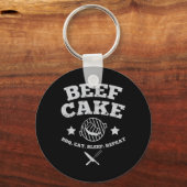 Porte-clés Bbq de gâteau de boeuf (Recto)