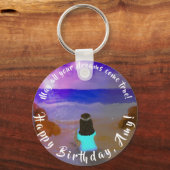 Porte-clés B'day Big Dreamer ! Girls Beach Tableau d'annivers (Recto)