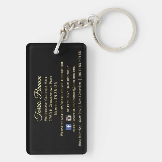 Porte-clés BE-2-Side-Info-Keychain-Right-Hand (Dos)