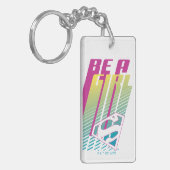 Porte-clés "Be A Girl" Supergirl Graphic (Devant gauche)