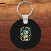 Porte-clés Be Happy In Your Own Shell Turtle Autism Awareness (Recto)