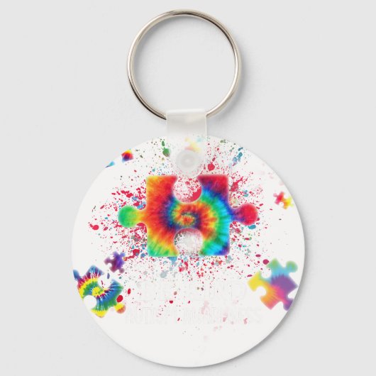 Porte-clés be kind autism awarenes (Recto)