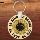 Porte-clés Be kind be brave be true... (Verso)