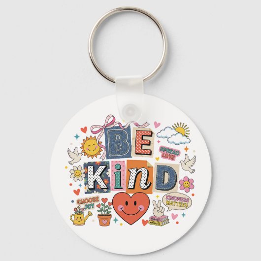 Porte-clés Be Kind - Kindness Matters (Verso)