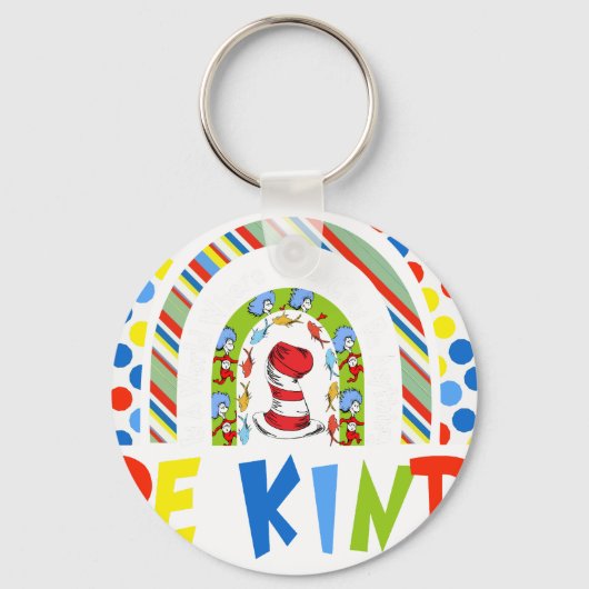 Porte-clés be kind rainbow grinc (Recto)