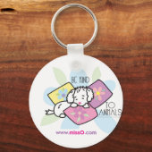 Porte-clés be-kind-to-animals- Rocky (Recto)