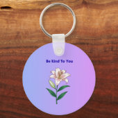 Porte-clés Be Kind To You Lily Self-Care  (Recto)