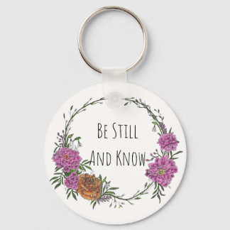 Porte-clés « Be Still and Know »
