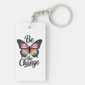 Porte-clés Be the Change (Dos)