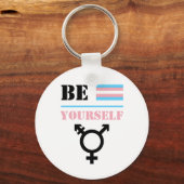 Porte-clés Be yourself | Pride (Recto)