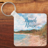Porte-clés Beach Coastal Michigan Shoreline Art (Recto)
