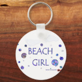 Porte-clés Beach Girl - Empreintes - Porte - clé (Recto)