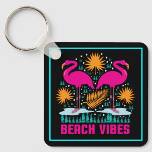 Porte-clés Beach Vibes Flamants roses roses-19501
