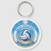 Porte-clés Beach Volleyball Summer Keychain (Verso)