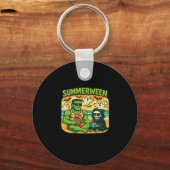 Porte-clés Beachside Boogeymen - Classe Retro Summerween Vibe (Recto)