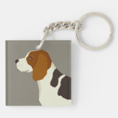 Porte-clés Beagle (Dos)