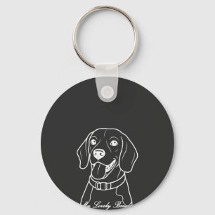 Porte-clés Beagle adorable