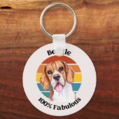 Porte-clés Beagle drôle de citation Porte - clé (Recto)