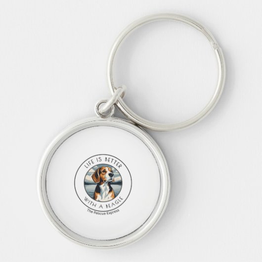 Porte-clés Beagle Fourre-tout (Devant)
