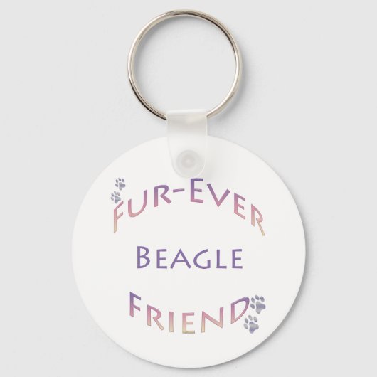 Porte-clés Beagle Furever (Recto)