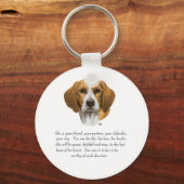 Porte-clés Beagle Keepsake (Recto)