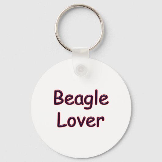 Porte-clés Beagle Lover Porte - clé (Recto)