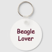 Porte-clés Beagle Lover Porte - clé (Verso)