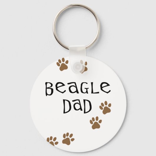 Porte-clés Beagle papa (Recto)