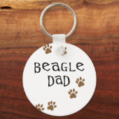 Porte-clés Beagle papa (Recto)