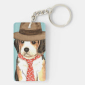 Porte-clés Beagle papa (Dos)