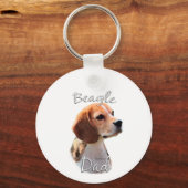 Porte-clés Beagle papa 2 (Recto)