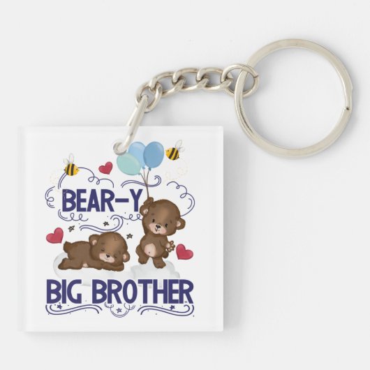 Porte-clés Bear y Big Brother Fils de frère (Dos)