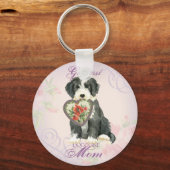 Porte-clés Beardie Heart Maman (Recto)