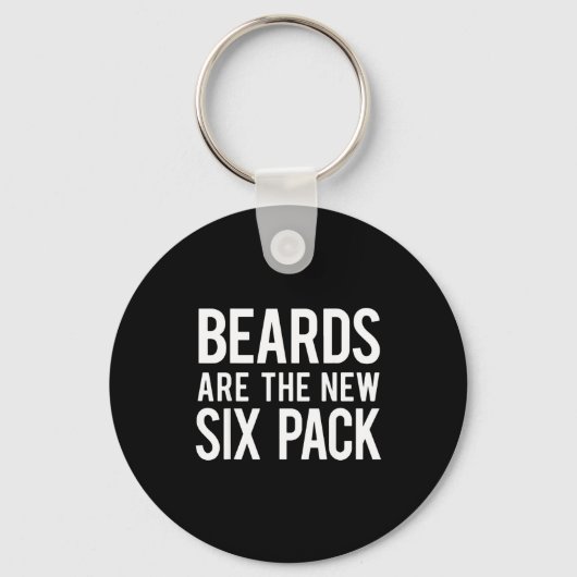Porte-clés Beards Are The New Six Pack  (Recto)