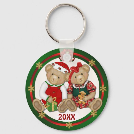 Porte-clés Beary Joyeux Noël 20XX (Recto)