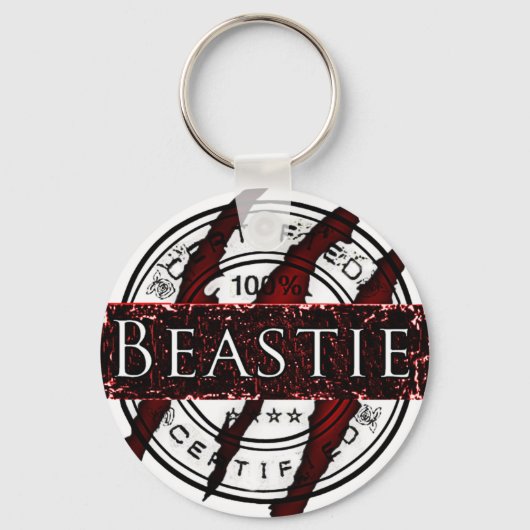 Porte-clés Beastie certifiée (Recto)