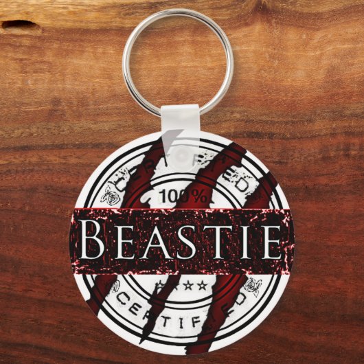 Porte-clés Beastie certifiée (Recto)