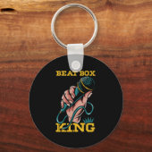 Porte-clés Beatbox King Microphone Rap Hiphop Beatboxer Cadea (Recto)