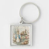 Porte-clés Beatrix Potter Peter Rabbit et Benjamin Bunny (Devant)