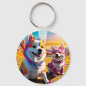 Porte-clés Beau animal quatre (Recto)