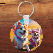 Porte-clés Beau animal quatre (Recto)